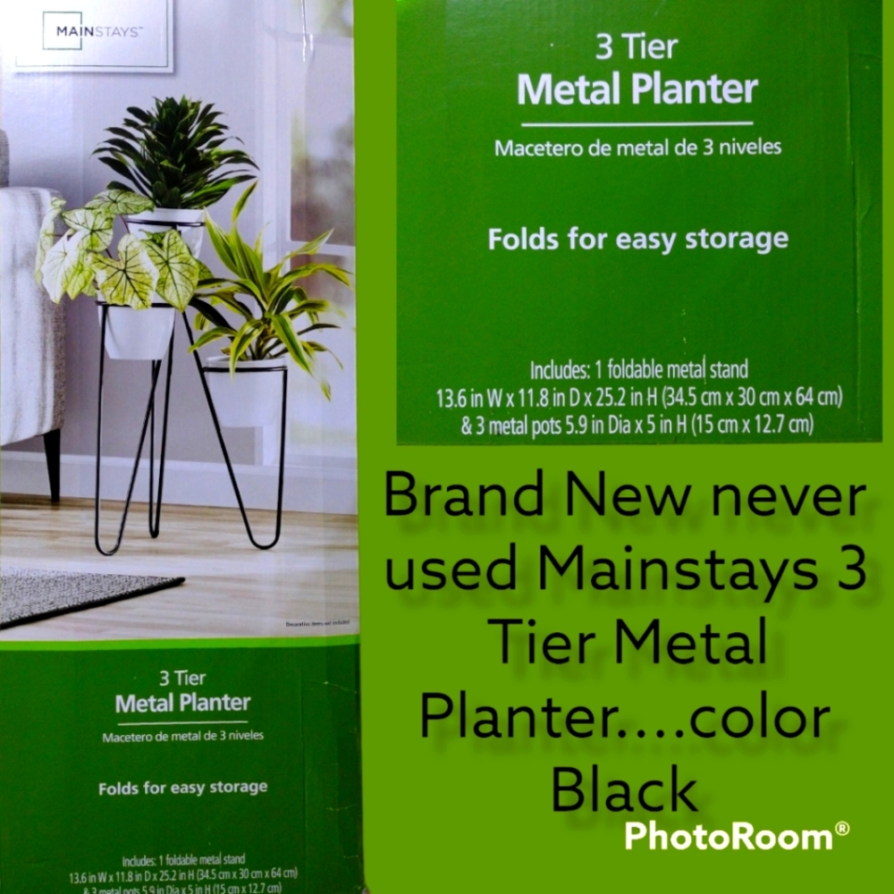 3 Tier Metal Planter